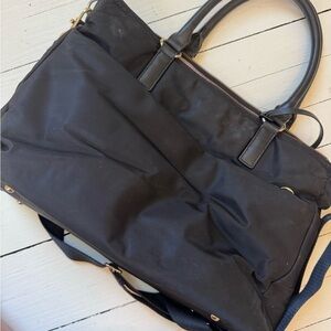 Lo & Sons Black Nylon Laptop Bag - Good Condition